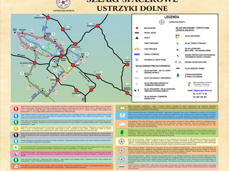 Korona Ustrzyckich Gór - Szlak turystyczno – krajoznawczy